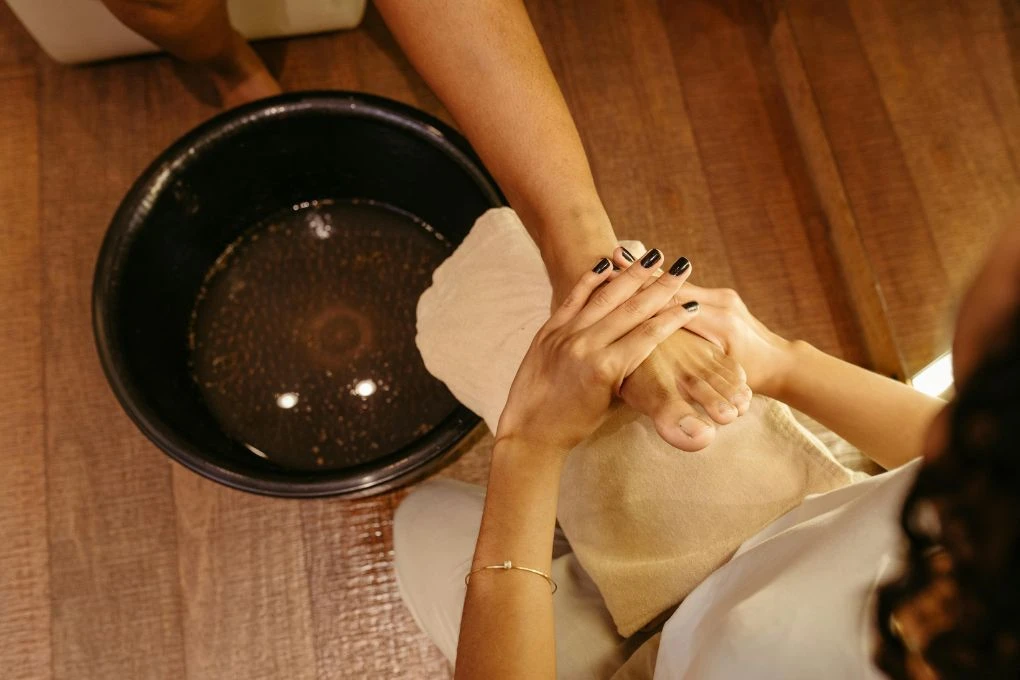Deluxe manicure and pedicure